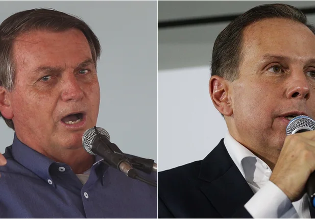 Jair Bolsonaro e João Doria