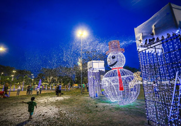 Boneco faz parte da decoração natalina