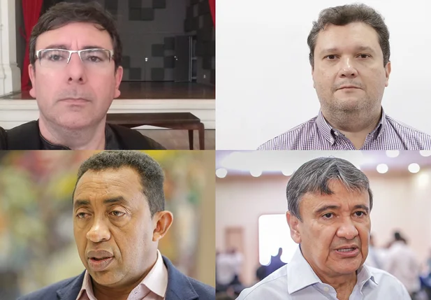 Ajosé Fontinelle, Fábio Sérvio, Joel Rodrigues e Wellington Dias
