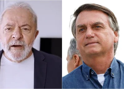 Lula e Jair Bolsonaro