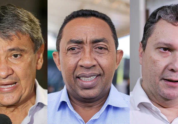 Wellington Dias, Joel Rodrigues e Fábio Sérvio