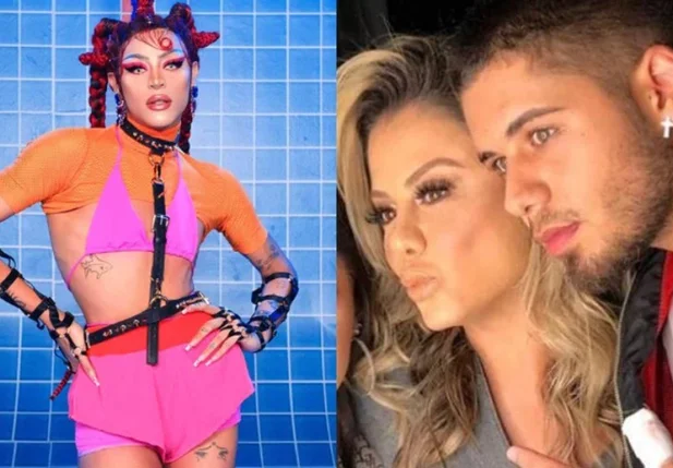 Pabllo Vittar, Zé Felipe e sua mãe, Poliana Rocha
