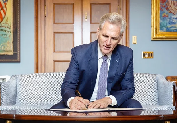 Presidente da Câmara dos Deputados dos Estados Unidos, Kevin McCarthy