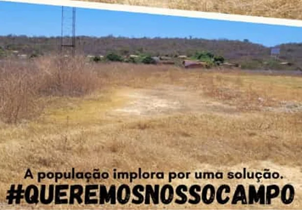 População realiza campanha para o término das obras