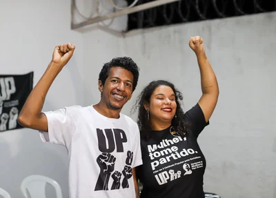 Santiago Belizário e Dara Neto