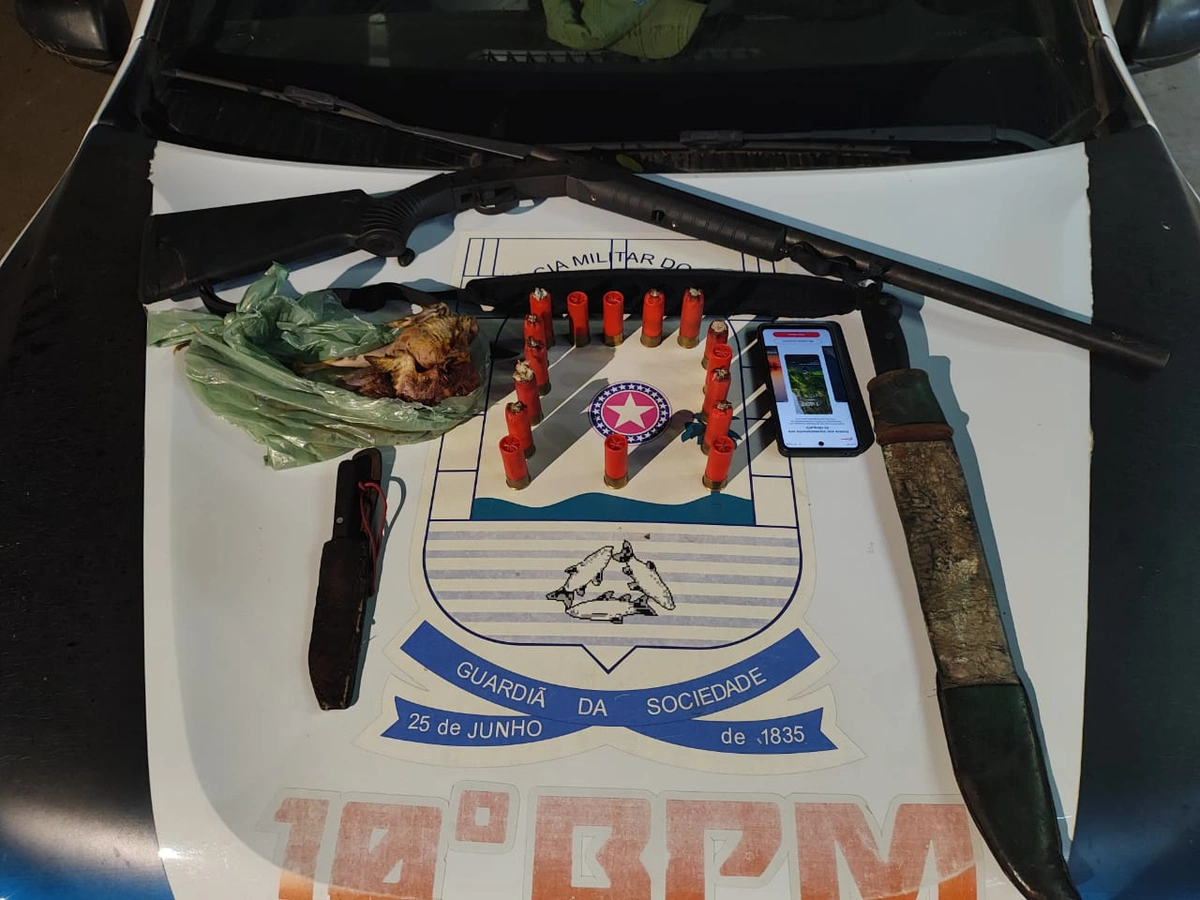 Homem é preso por porte ilegal de arma de fogo em Baixa Grande do Ribeiro