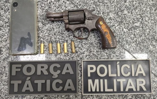 Armas apreendidas pela Polícia Militar do Piauí