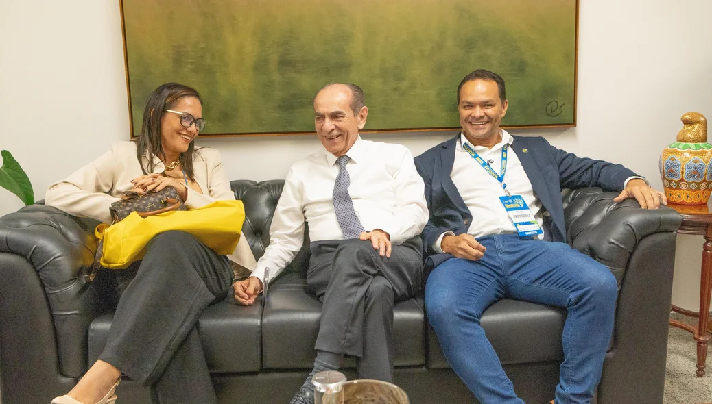 Visita ao senador Marcelo Castro