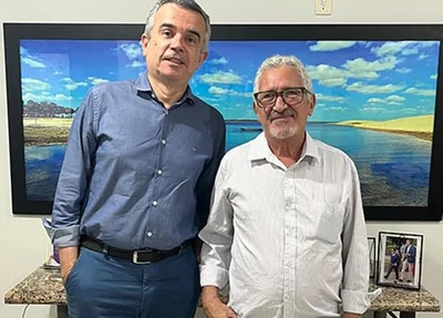 Washington Bonfim e Mário Rogério, presidentes estaduais do PSB e do Cidadania, respectivamente