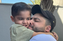 Murilo Huff e o filho Léo