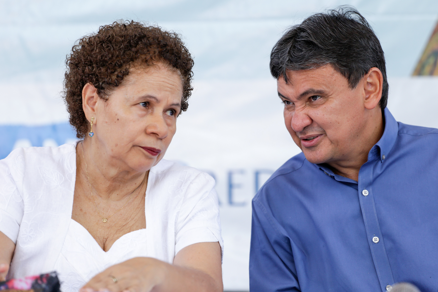 Regina Sousa e Wellington Dias