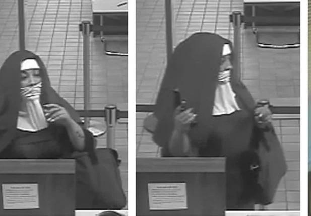 Mulheres disfarçadas de freiras tentam roubar banco nos EUA
