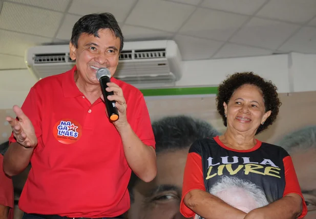 Wellington Dias e Regina Sousa