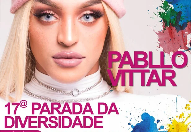 Pabllo Vittar é a nova atração da 17ª Parada da Diversidade