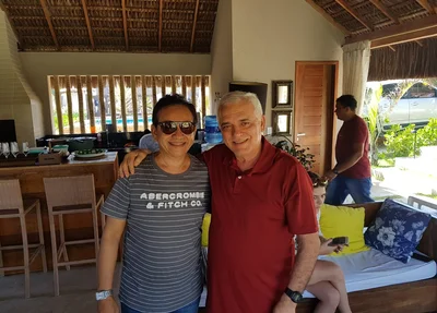 Dr. Hélio ao lado do presidente da Alepi, Themístocles Filho 