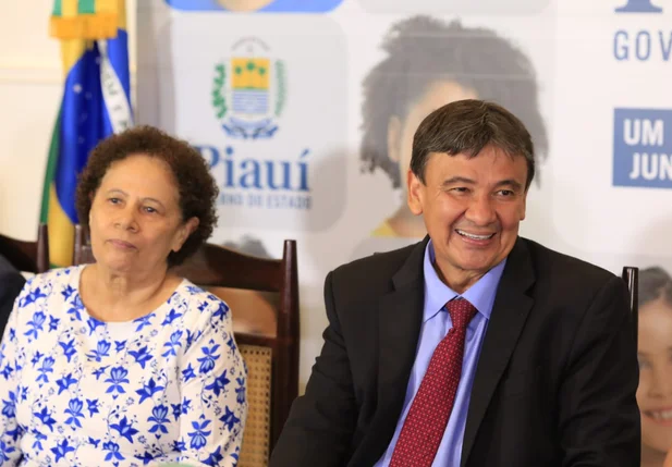 Regina Sousa e Wellington Dias