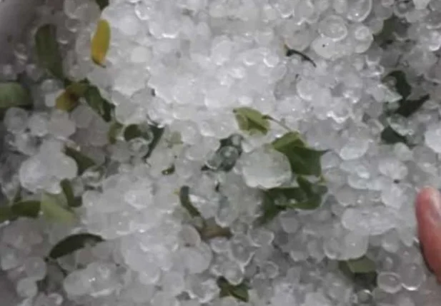 Granizo em Currais