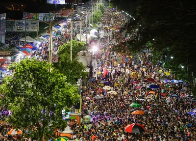 Foliões no Corso de Teresina 2020